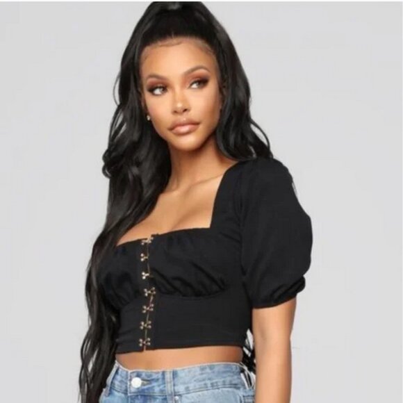 Got You Hooked Top - Black - Picture 2 of 4